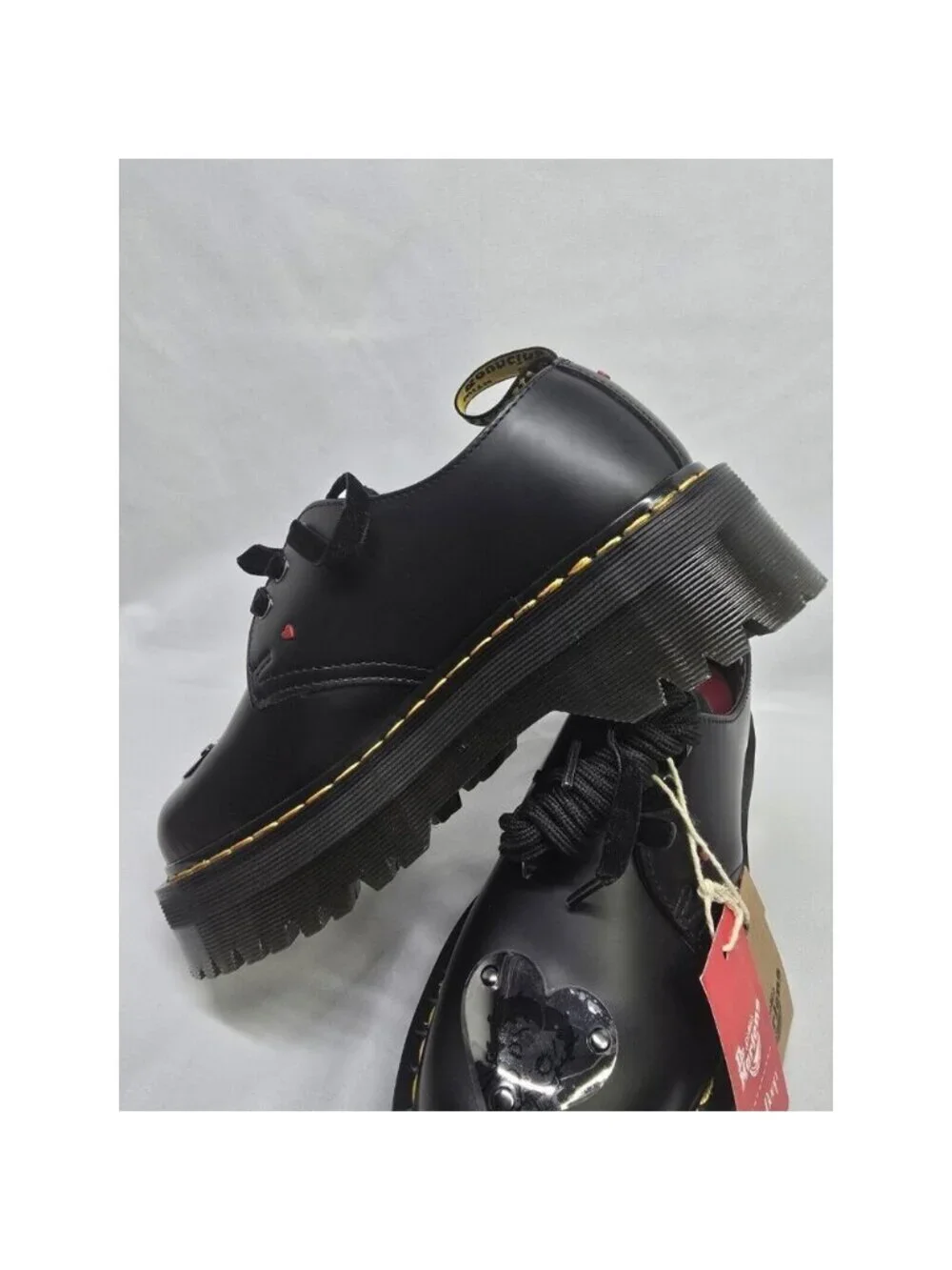 Dr.Martens Betty boop 1461 Quad Platform UK 5 Womens USA SIZE 7- New Without Box